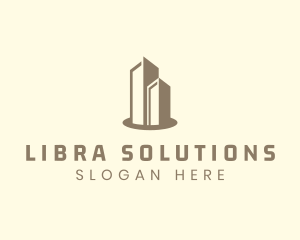 Modern Real Estate Building logo design