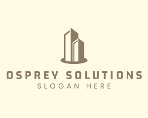 Modern Real Estate Building logo design