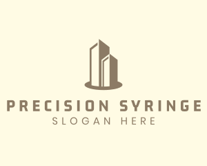 Modern Real Estate Building logo design