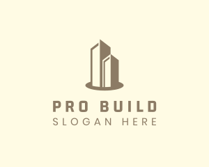 Modern Real Estate Building logo design