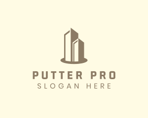 Modern Real Estate Building logo design