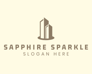 Modern Real Estate Building logo design