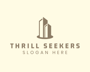 Modern Real Estate Building logo design