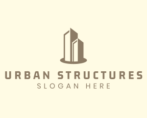 Buildings - Modern Real Estate Building logo design