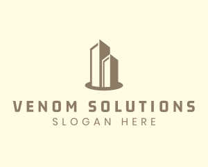 Modern Real Estate Building logo design