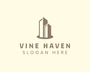 Modern Real Estate Building logo design