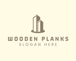 Modern Real Estate Building logo design