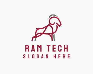 Goat Ranch Farming logo design