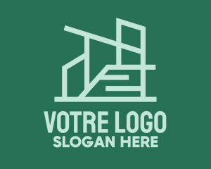 Geometric Modern Building  Logo