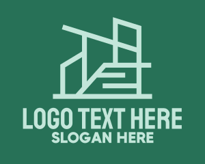 Geometric Modern Building  Logo