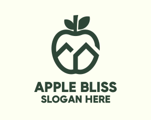 Green Apple House  logo design