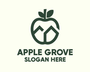 Green Apple House  logo design