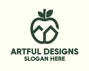 Green Apple House  logo design