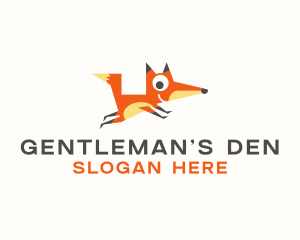 Cute Fox Animal logo design