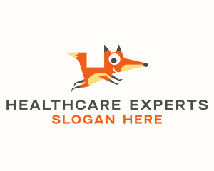 Cute Fox Animal logo design