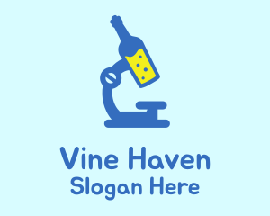 Wine Bottle Lab logo design