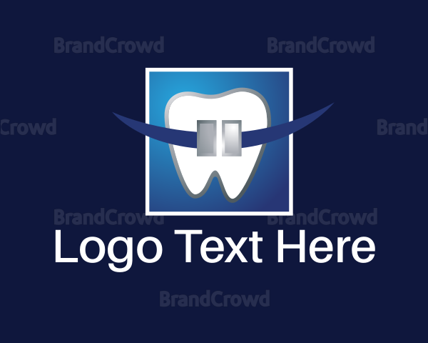 Orthodontics Dental Tooth Logo