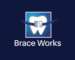 Orthodontics Dental Tooth logo design