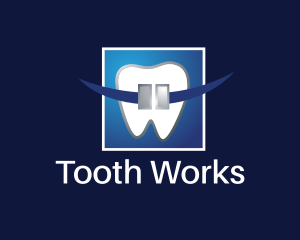 Orthodontics Dental Tooth logo design