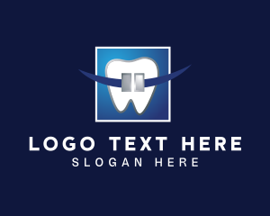 Braces - Orthodontics Dental Tooth logo design