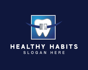 Orthodontics Dental Tooth logo design