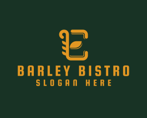 Barley - Baking Supplies Letter E logo design