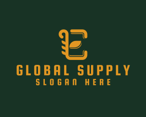 Supply - Baking Supplies Letter E logo design