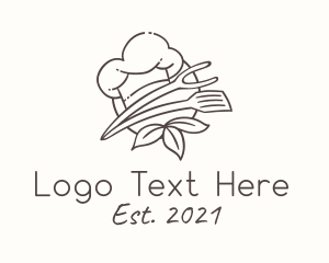 Sous Chef - Chef Hat Cookware logo design