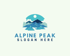 Alpine - Alpine Mountain Hiking logo design