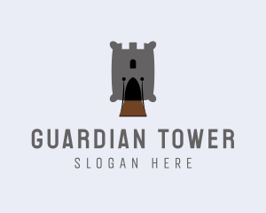 Pillow Castle Tower  logo design