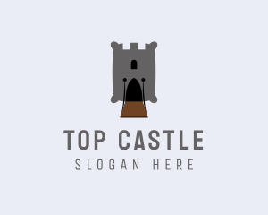 Pillow Castle Tower  logo design