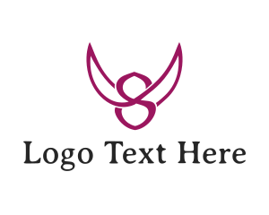 Bachelorette - Fashion Sexy Wings logo design