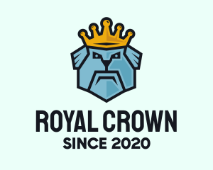 King - King Dog Crown logo design