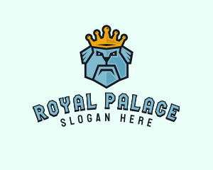 King Dog Crown logo design