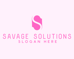 Feminine Boutique Letter S logo design