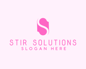 Feminine Boutique Letter S logo design