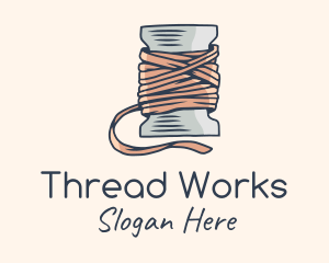 Thread - Thread Sewing Spool logo design