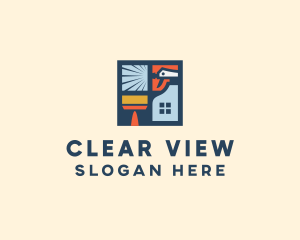 Window - Window Home Cleaning logo design