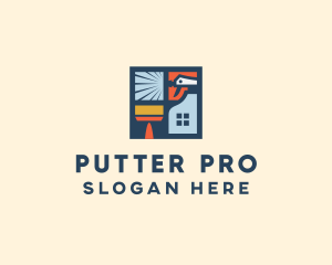 Window Home Cleaning  logo design