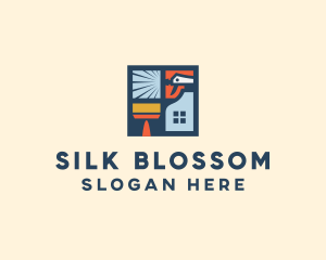 Window Home Cleaning  logo design