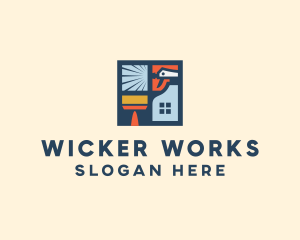 Window Home Cleaning  logo design