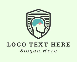 Shield - Medical Human Psychotherapy logo design