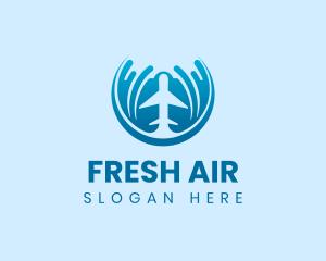 Airplane Flight Aviation logo design