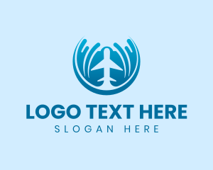 Airplane Flight Aviation Logo