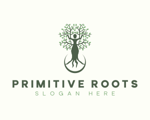 Woman Tree Garden logo design