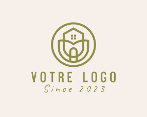 Property Developer - Eco Friendly Realtor logo design