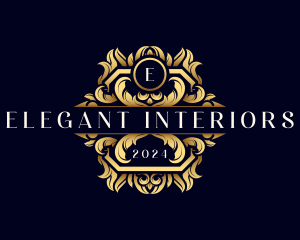 Luxury Ornament Wreath logo design