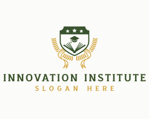 Institute - Academy Learning School logo design