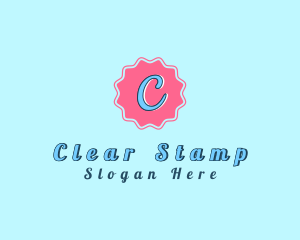 Playful Seal Stamp logo design