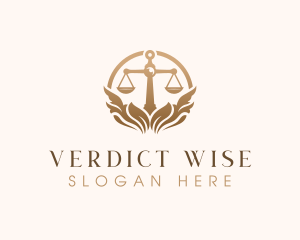 Judge - Elegant Justice Scale logo design